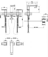 Gessi Eleganza смеситель для раковины 46012 схема 3