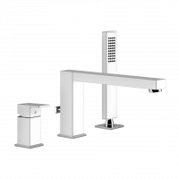 Смеситель для ванны и душа Gessi Rettangolo 20037 схема 1