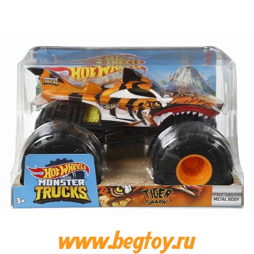 MONSTER TRUCK Hot Wheels FYJ83/HTM78 Тигровая акула