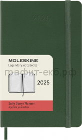 Книжка зап.Moleskine Pocket Classic ежедневник зеленый DHK1512DC2