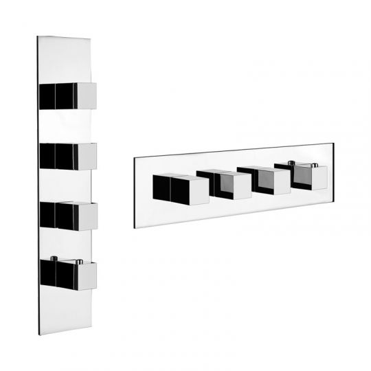 Изображение Gessi Quadro Wellnes смеситель для ванны/душа 43006