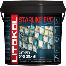 Затирочная Смесь 2-х. комп. Litokol Starlike Evo 2.5кг S.550 Rosso Oriente, Эпоксидная, Кислотостойкая / Литокол Старлайк Эво.