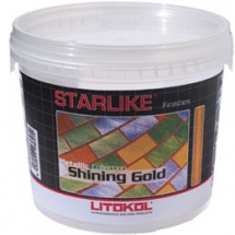 Добавка 200г Litokol Starlike Finishes Shining Gold Сияющее Золото для Получения Новых Оптических Эффектов.