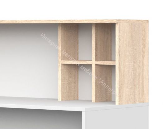 Стол письменный FUN Белый/Дуб Сонома