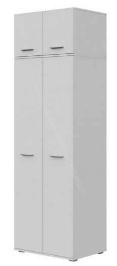 Шкаф 2-х створчатый FUN ШК-1 с антресолью Белый