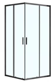 Душевое ограждение AZARIO 90х90, прозрачное стекло, черный AZ-ND1142 900 Black