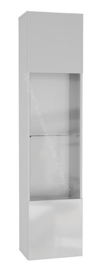 Шкаф навесной Point тип-42 Белый глянец/Белый матовый