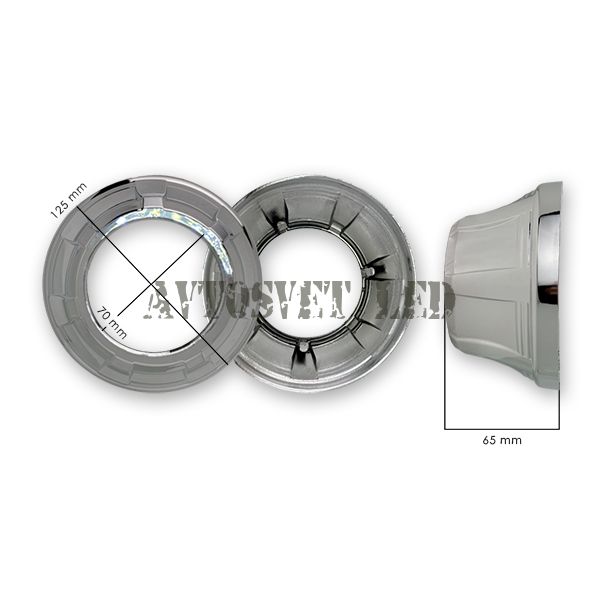 Бленда (маска) для BI-LED линз MF-04 3.0 дюйма