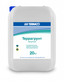 Грунт Проникающий для Наружных Работ Terraco Terragrunt 20кг Пигментированный, цвет 266 для Наружных и Внутренних Работ.