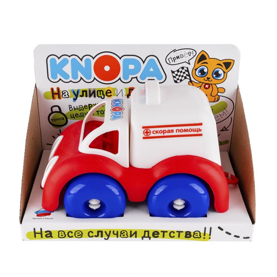Машинка "Скорая помощь" 22 см к КНОПА