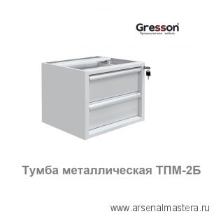 Новинка! Тумба металлическая подвесная ТПМ 490 х 580 х 354 Gresson ТПМ-2Б