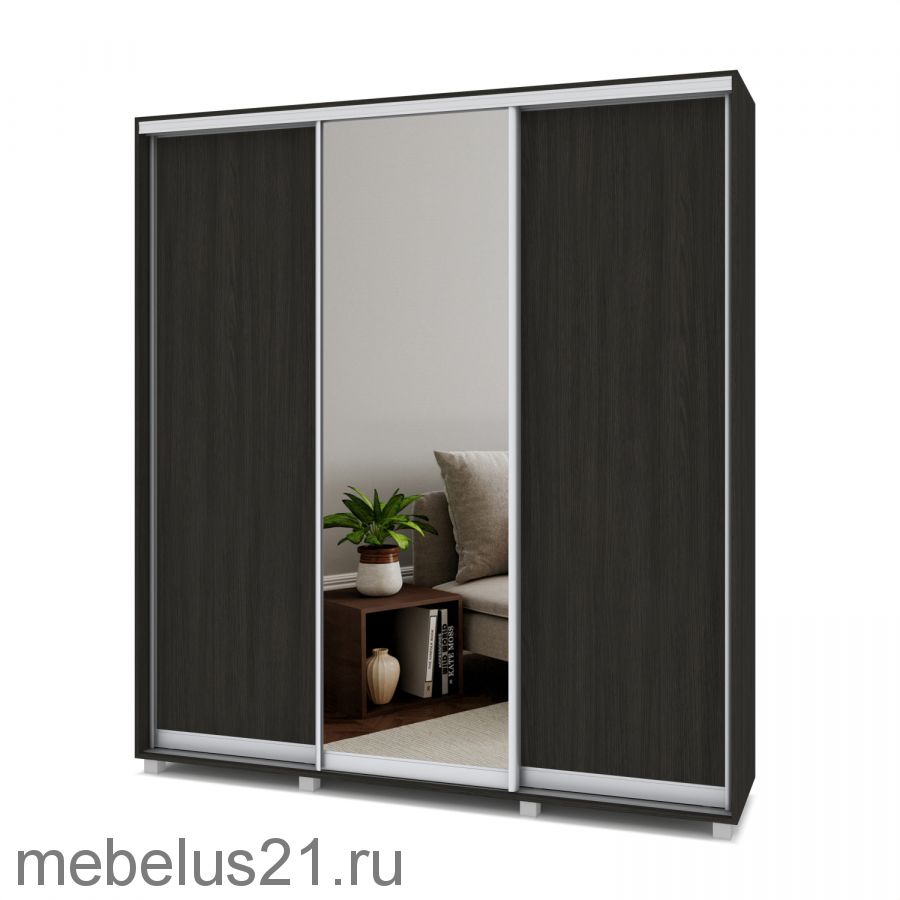 Шкаф купе Мартин с 1 зеркалом 2,2 м