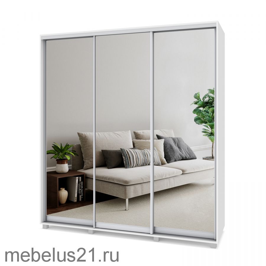 Шкаф купе Мартин с зеркалом 2 м