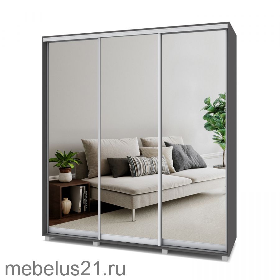 Шкаф купе Мартин с зеркалом 2 м