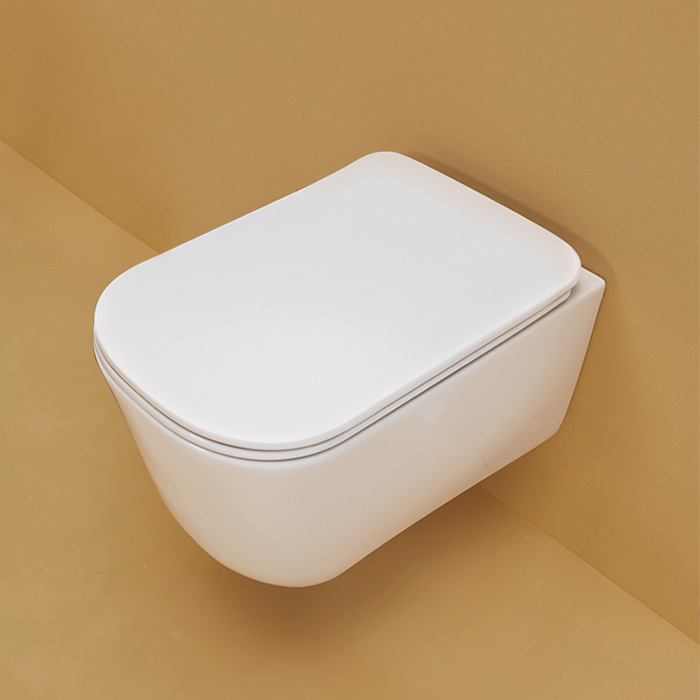 Изображение Подвесной безободковый унитаз Kerasan Tribeca с шумоизоляцией WB9N 5114