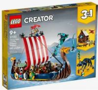 Конструктор LEGO Creator 31132 Корабль викингов и Мидгардский змей