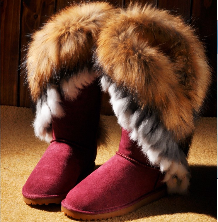 Шикарные  зимние сапоги UGG Угги женские красные