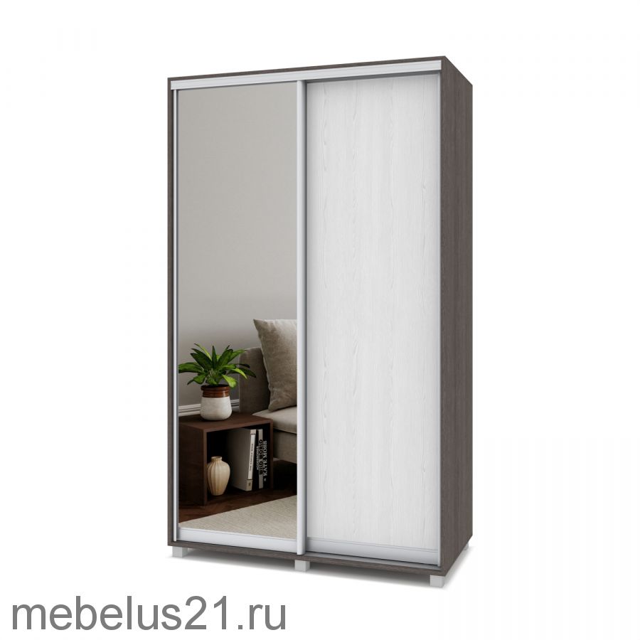 Шкаф купе с зеркалом Роланд 1,3 м
