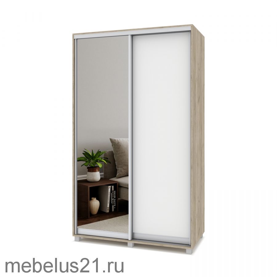Шкаф купе с зеркалом Роланд 140