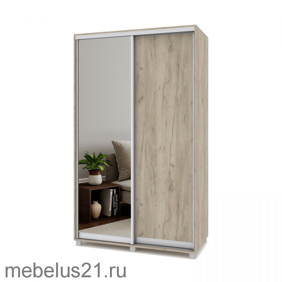 Шкаф купе с зеркалом Роланд 1,5 м