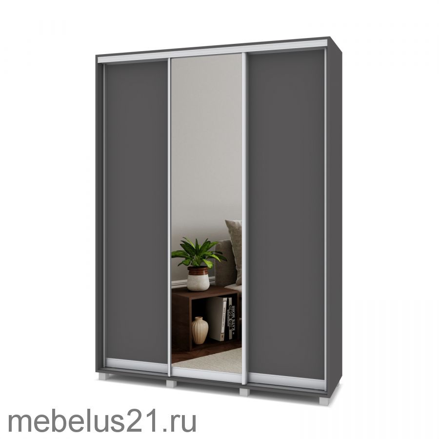 Шкаф купе с зеркалом Роланд 1,6 м