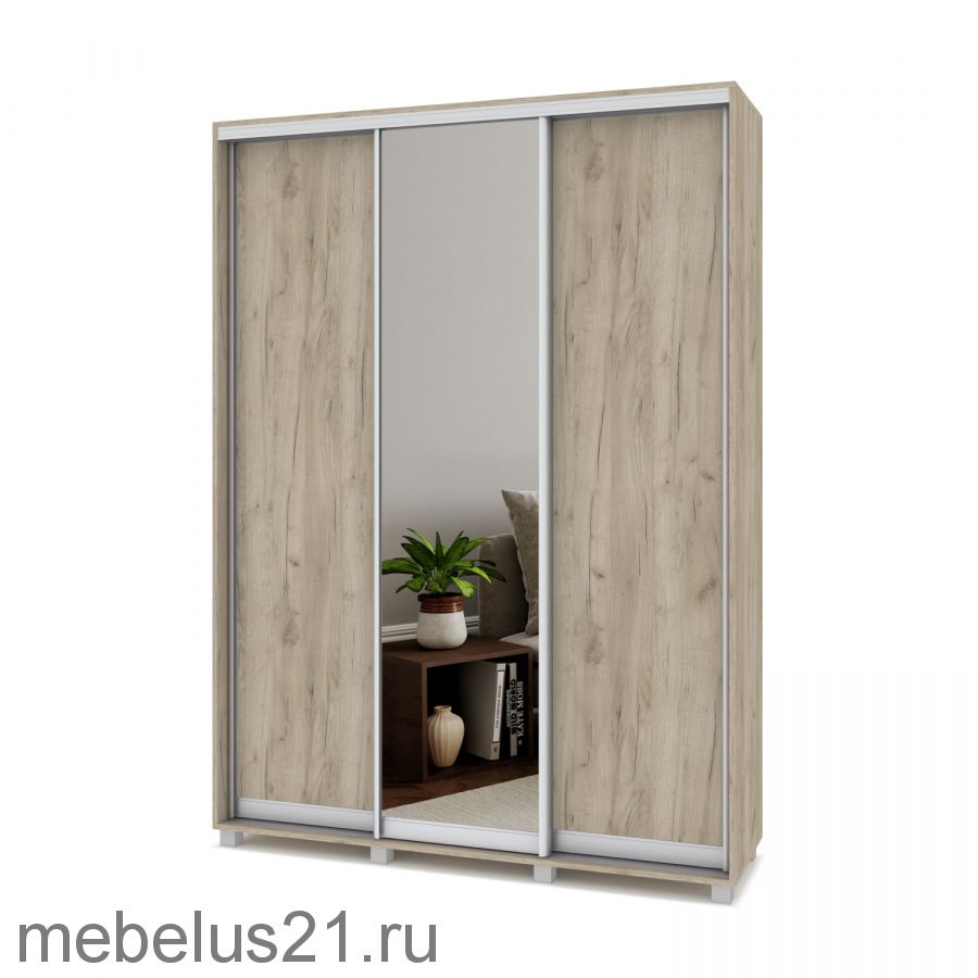 Шкаф купе с зеркалом Роланд 1,6 м