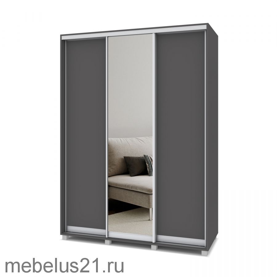 Шкаф купе с зеркалом Роланд 1,7 м