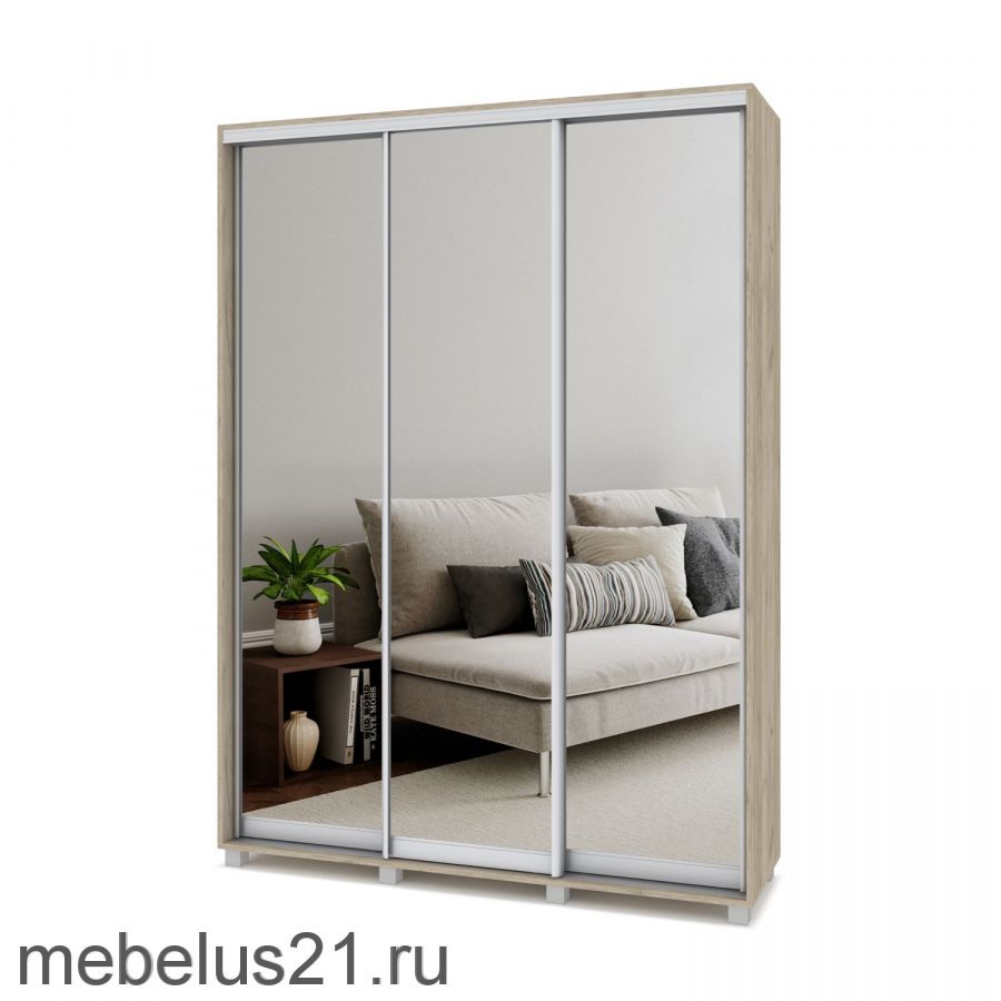 Шкаф купе с зеркалами Роланд 1,6 м