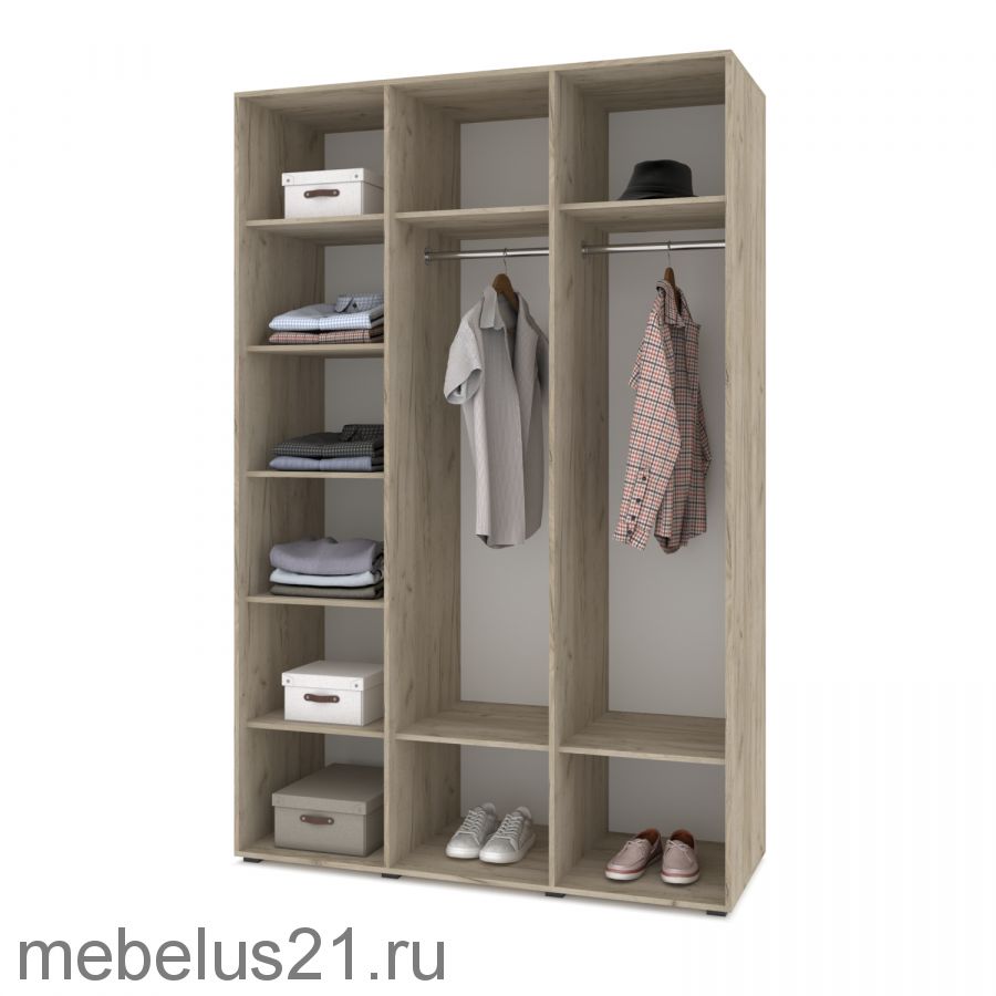 Шкаф 3-х створчатый Стоун С31