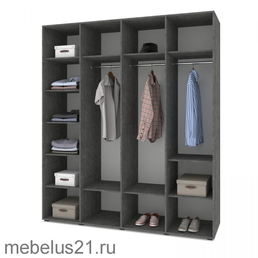 Шкаф 4-х створчатый Стоун С41