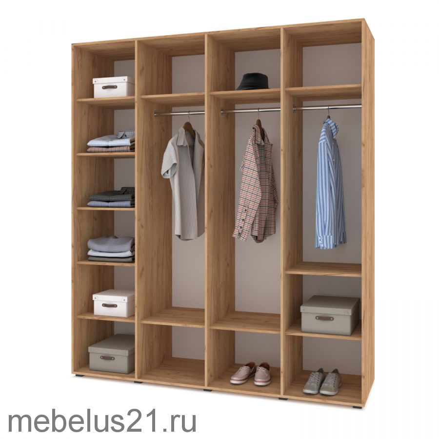 Шкаф 4-х створчатый Стоун С41