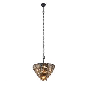Люстра Vitaluce V5336-1/10, 10xE14 Макс. 40Вт Черный, Матовый / Виталюче.