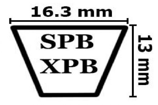 Ремень узкоклиновой SPB-1700 Lp