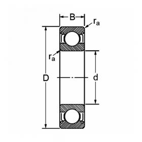 Подшипник 6001 ZZ (80101)