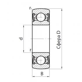 Подшипник 580204 EK10C17