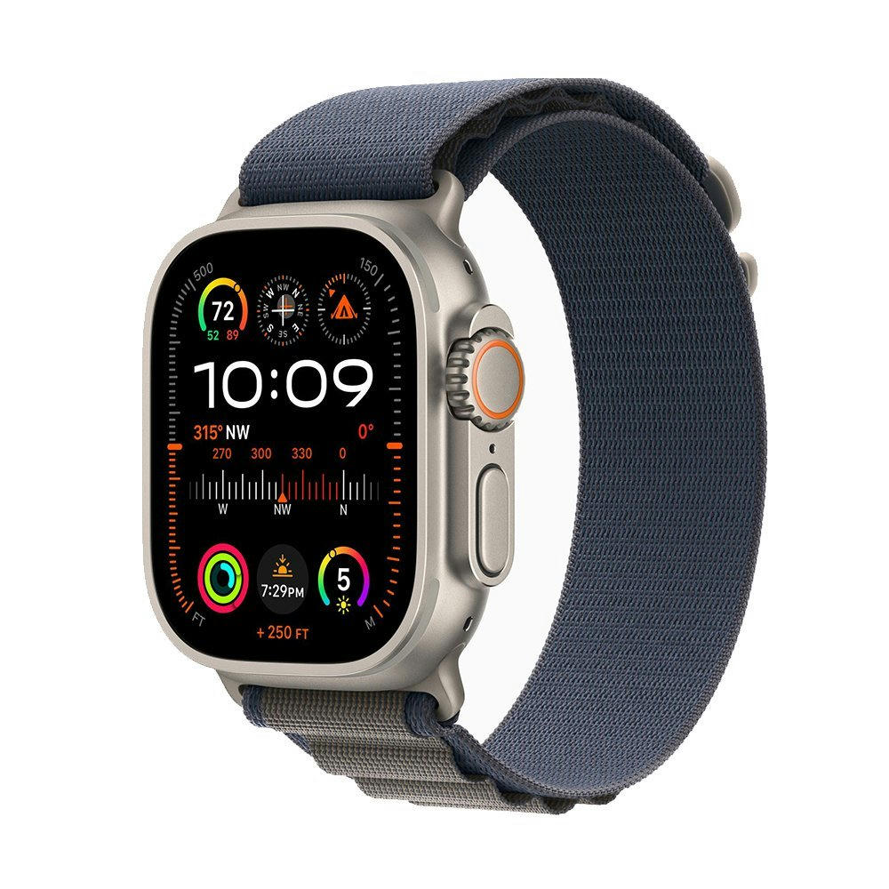 Apple Watch Ultra 2 49 mm (GPS+Cellular) Titanium Case Blue Alpine Loop (M)