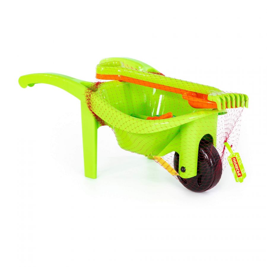 Набор №607: тачка №3, лопата большая, грабли большие, совок №29, грабельки №25, секатор, лейка малая №4