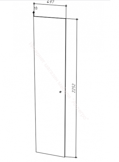 Шкаф НОРДИК К-4 Комбинированный с зеркалом