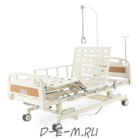 Кровать электрическая Med-Mos DB-6 MЕ-3018Н-05/МЕ-3018Д-04/МЕ-3018Д-11 (3 функции) с удлинением ложа, с аккумулятором