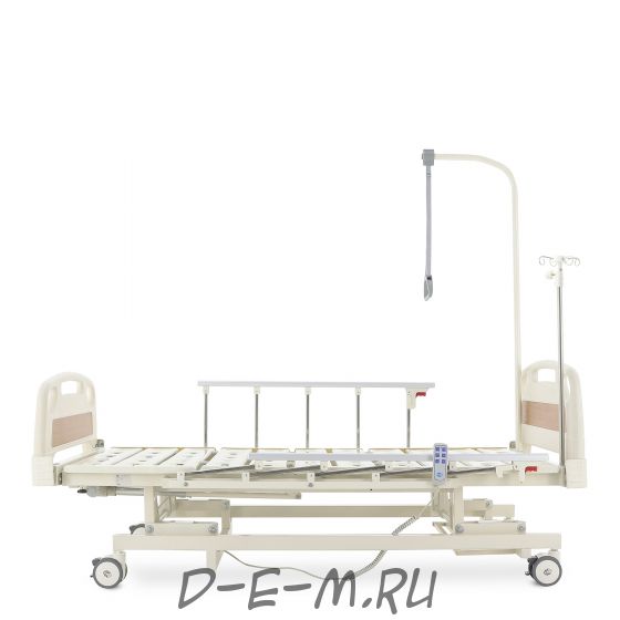 Кровать электрическая Med-Mos DB-6 MЕ-3018Н-05/МЕ-3018Д-04/МЕ-3018Д-11 (3 функции) с удлинением ложа, с аккумулятором