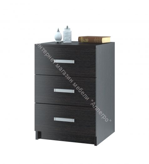 Комод 420 с З-мя ящиками ЛОФТ Венге