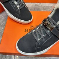 Мужские зимние ботинки Hermes