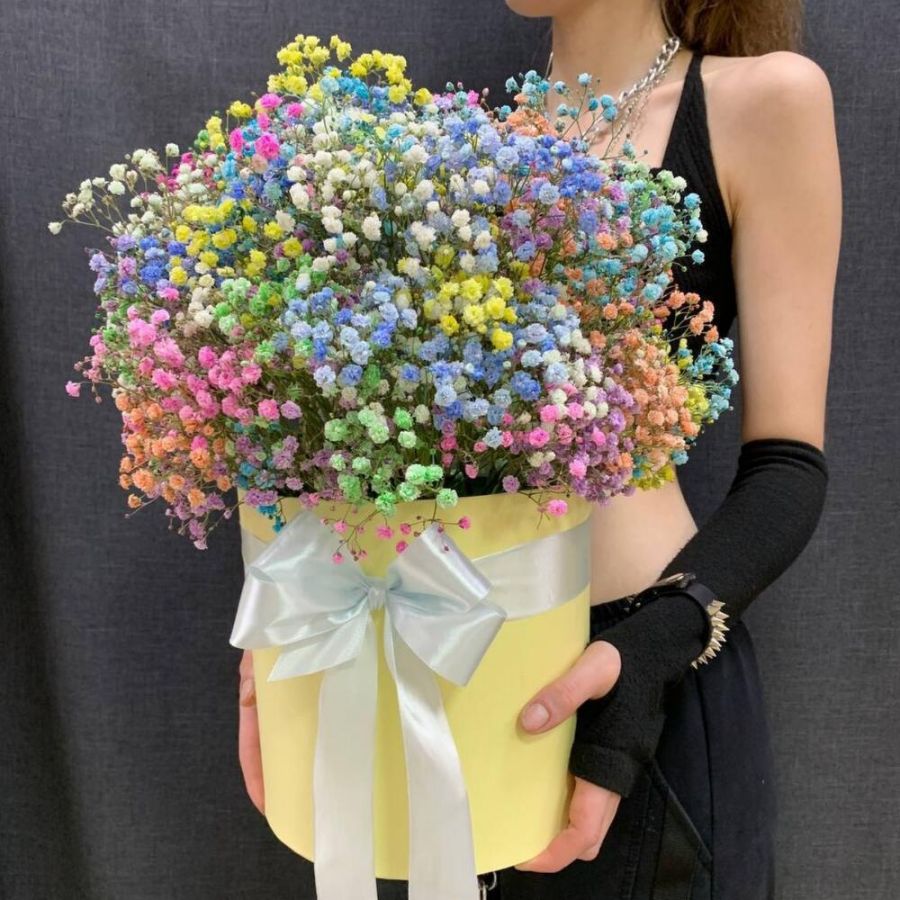 Цветы в коробке