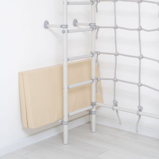 Мат (мягкий щит)  1000*1000*60, в 2 сложения (оранжевый/желтый)