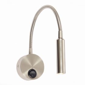 Светильник Настенный ST-Luce ST653.131.01 Никель/Никель LED 1*3W 3000K / СТ Люче.