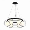 Люстра Подвесная ST-Luce SL1189.403.06 Черный/Опал G9 6*5W / СТ Люче.