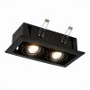 Светильник Встраиваемый ST-Luce ST250.448.02 Черный GU10 2*50W L245xW126xH70 220V Без Ламп / СТ Люче.