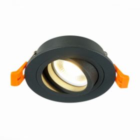 Светильник Встраиваемый ST-Luce ST251.418.01 Черный GU10 1*50W IP20 L90xW90xH27 220V Без Ламп / СТ Люче.