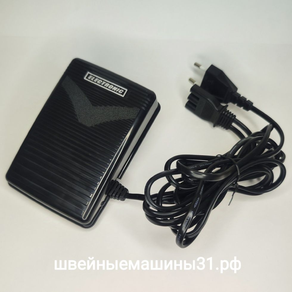 Педаль Model 4C-326G. 230 В; 0,7 А; 140 Вт; разъём Necchi, Dragonfly, AstraLux, Merrylock и др.     Цена 2310 руб.