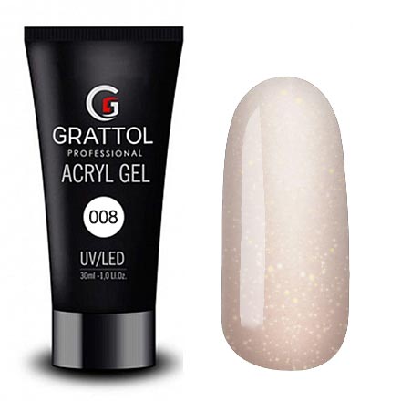 Акрил-гель Grattol Acryl Gel 08, 30 мл